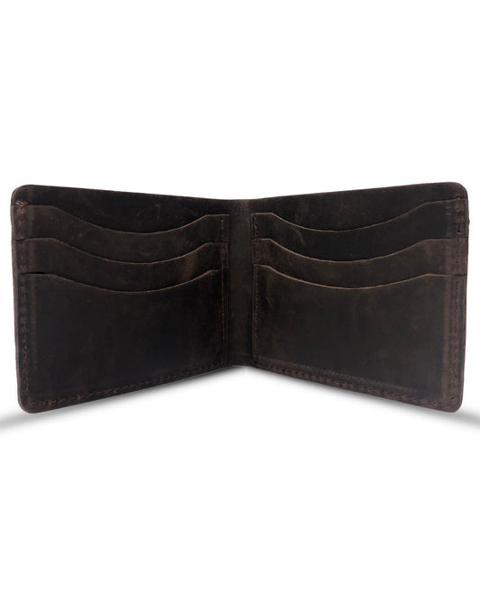 Handcrafted Cowhide Leather Wallet & Keychain