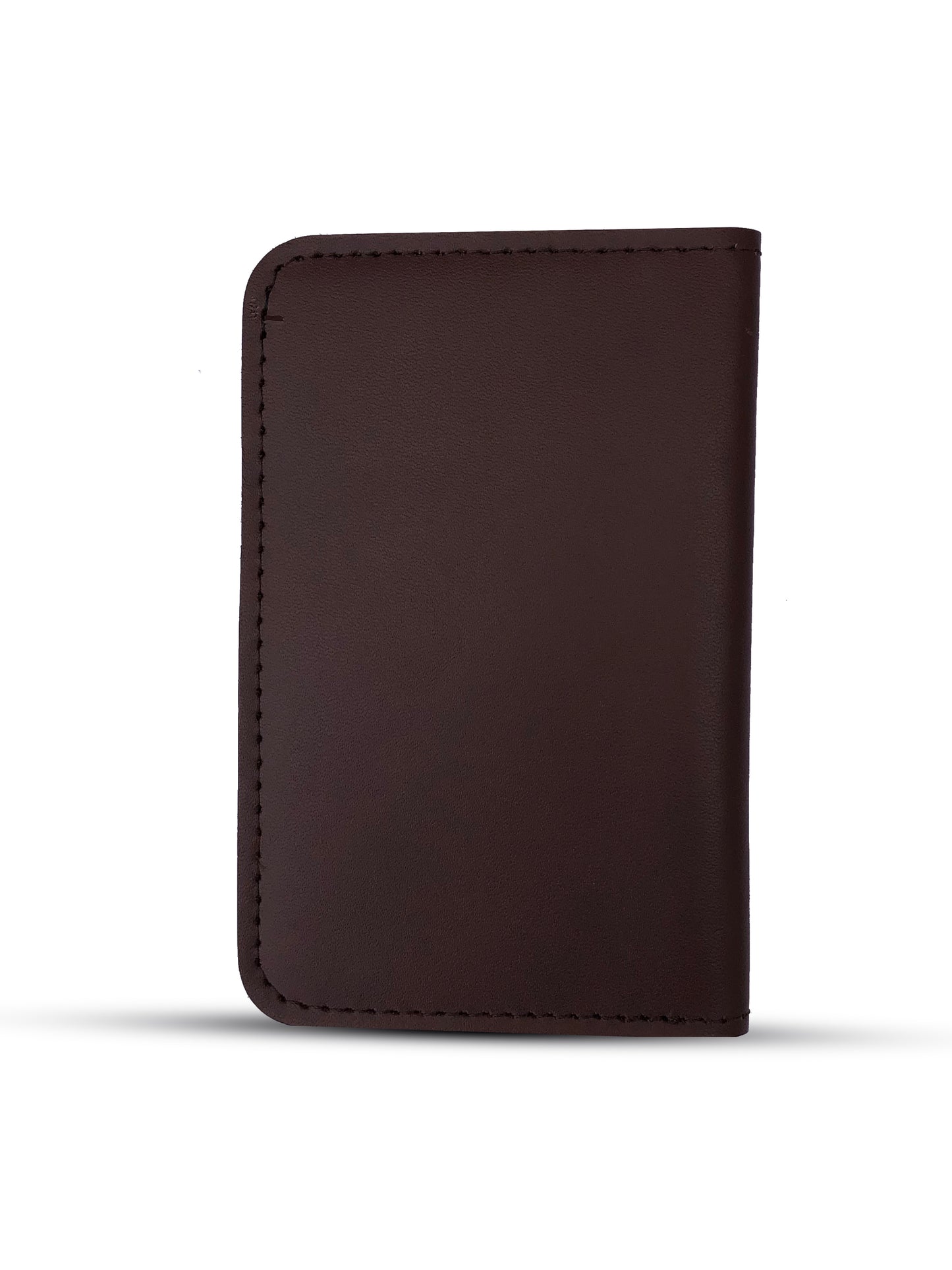Brown Cow Leather Card Holder Wallet – Slim Bi-Fold.