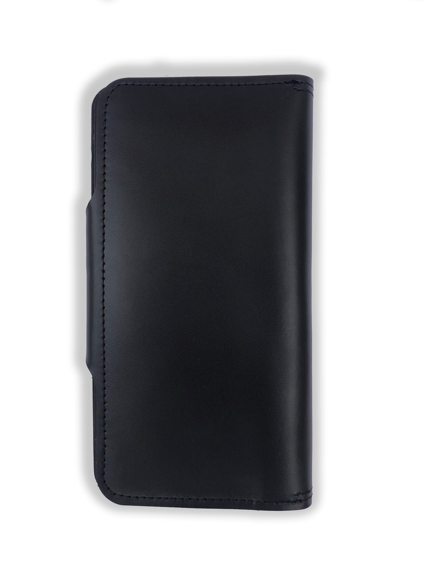 Black Long Leather Wallet